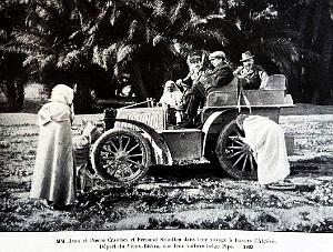 Biskra - Vehicule Belge Pipe - 1902